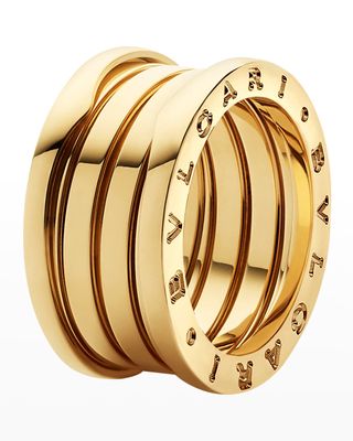 B.Zero1 18k Gold 4-Band Ring, Size 55
