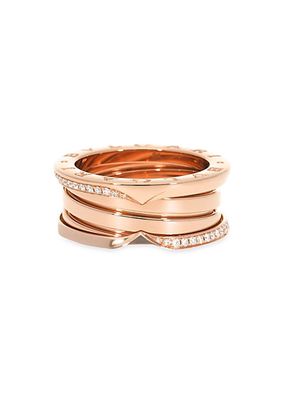 B.Zero1 18K Gold & Diamond Three-Band Ring