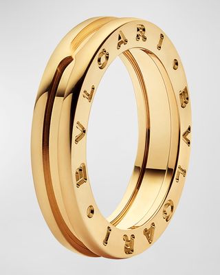 B. Zero1 18k Yellow Gold 1-Band Ring, EU 62 / US 10