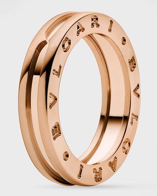 B. Zero1 Rose Gold 1-Band Ring, Size 62