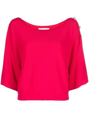 Ba&Sh Bahi knitted short-sleeve top - Pink