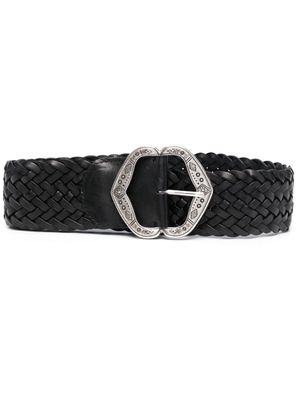 Ba&Sh Boecia leather belt - Black