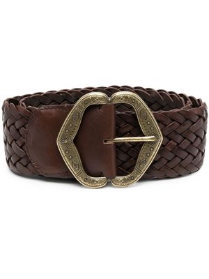 Ba&Sh Boecia leather belt - Brown