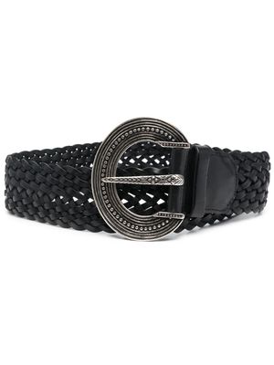 Ba&Sh braided leather belt - Black