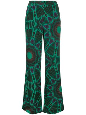 Ba&Sh Clyde wide-leg trousers - Green