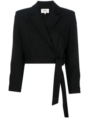 Ba&Sh cropped wraparound blazer - Black
