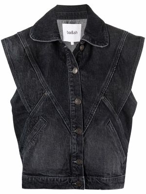 Ba&Sh Designed with statement cap sleeves, this waistcoat from BA&SH is imbued with a modern edge. A panelled construction adds a distinctive finis...