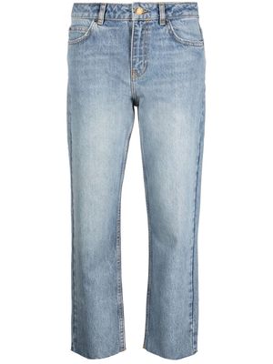 Ba&Sh Evan slim-cut cropped jeans - Blue