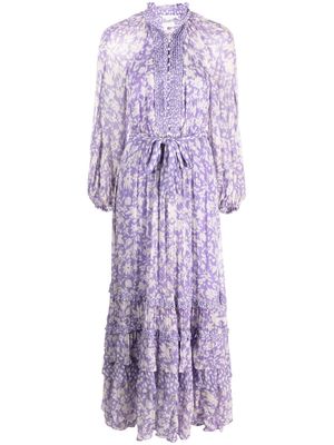 Ba&Sh Fanny floral-print dress - Purple