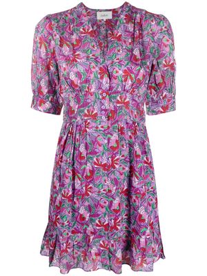 Ba&Sh floral-print dress - Purple