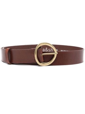 Ba&Sh gold-tone buckle belt - Brown