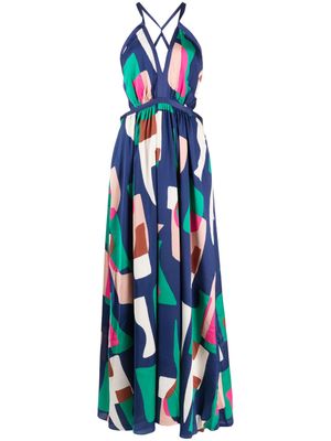 Ba&Sh Goomy geometric-print maxi dress - Multicolour