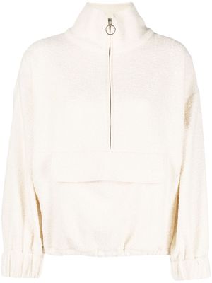 Ba&Sh half-zip sweatshirt - Neutrals