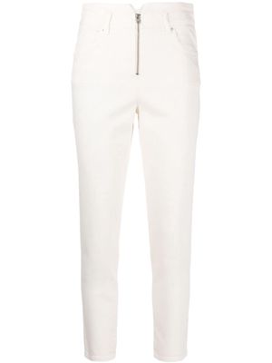 Ba&Sh Inzo slim-cut cropped trousers - Neutrals