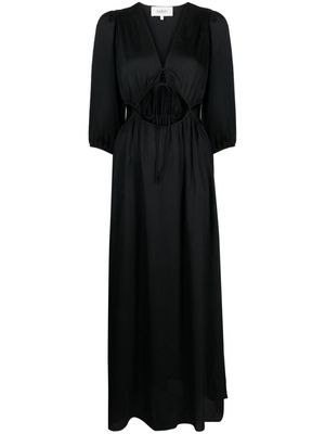 Ba&Sh Kanel V-neck midi dress - Black