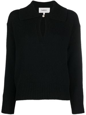Ba&Sh keyhole-neck sweater - Black