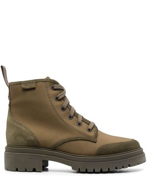Ba&Sh lace-up leather boots - Green