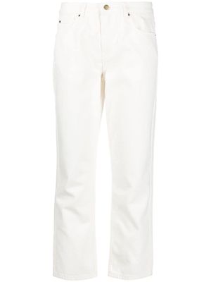 Ba&Sh mid-rise cropped jeans - White