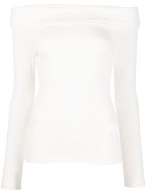 Ba&Sh off-shoulder modal jumper - White