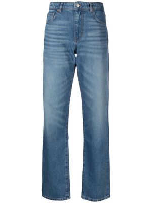 Ba&Sh Onasis high-rise straight-leg jeans - Blue