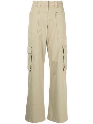 Ba&Sh Quizy wide-leg cargo trousers - Green