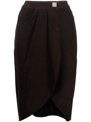 Ba&Sh Semalia suede skirt - Brown