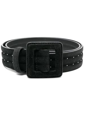 Ba&Sh stud-embellished leather belt - Black