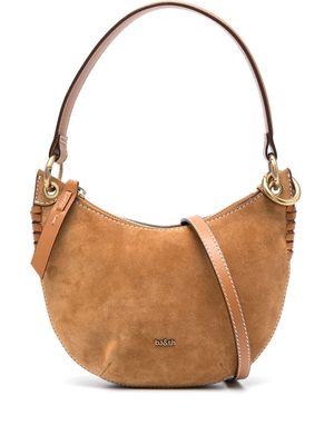 Ba&Sh Swing split-leather shoulder bag - Brown