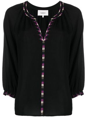 Ba&Sh Theo puff-sleeved blouse - Black