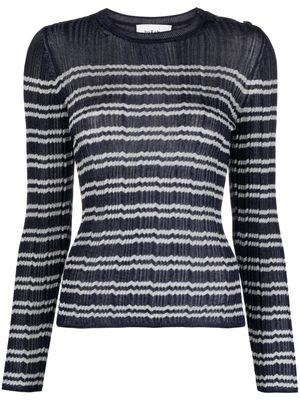Ba&Sh Zaig stripe-pattern jumper - Blue