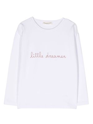 Babe And Tess Little Dreamer round-neck T-shirt - White