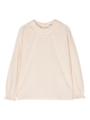 Babe And Tess long-sleeve cotton blouse - Neutrals