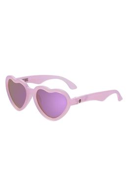 Babiators 42mm Polarized Heart Sunglasses in Pink