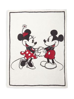 Baby & Little Kid's Disney Mickey Mouse & Minnie Mouse Blanket - Cream Multi - Cream Multi