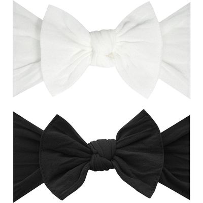 Baby Bling Headbands in White Black 