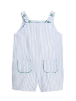 Baby Boy's & Little Boy's Heath Striped Overalls - Blue Seersucker Stripe - Size 9 Months