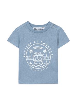 Baby Boy's & Little Boy's Logo Graphic T-Shirt - Cobalt - Size 2 - Cobalt - Size 2