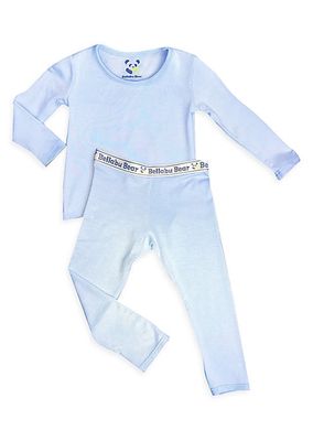 Baby Boy's & Little Boy's Sky Long-Sleeve Shirt & Pants Pajama Set