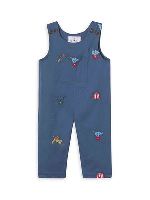 Baby Boy's & Little Boy's Tucker Circus Overalls - Circus Embroidery - Size Newborn - Circus Embroidery - Size Newborn