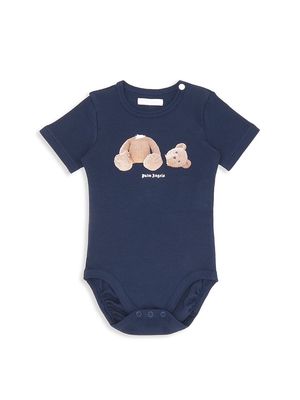 Baby Boy's Bear Cotton Bodysuit - Navy Blue Brown - Size 18 Months - Navy Blue Brown - Size 18 Months