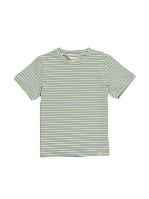 Baby Boy's Camber Striped Stretch Cotton T-Shirt - Blue - Size 6 Months - Blue - Size 6 Months