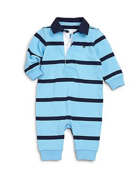 Baby Boy's Cotton Rugby Coverall