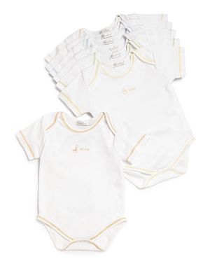 Baby Boy's Day Of The Week Seven-Piece Bodysuit Set - White - Size Newborn - White - Size Newborn