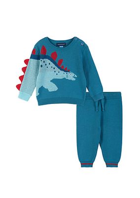 Baby Boy's Dinosaur Sweater & Pants Set