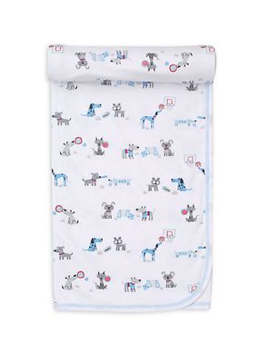 Baby Boy's Dog-Print Blanket