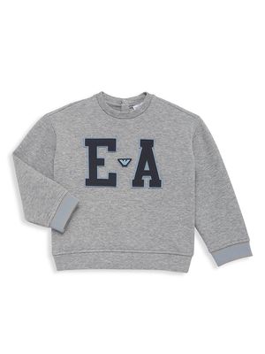 Baby Boy's EA Jersey Sweatshirt - Grey - Size 9 Months - Grey - Size 9 Months