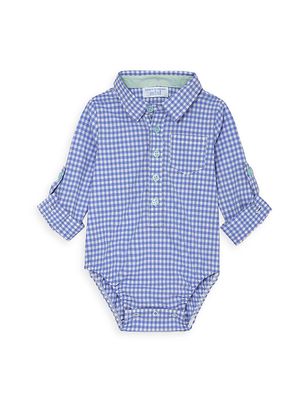 Baby Boy's Gingham Button Down & Pants Set - Provence - Size Newborn