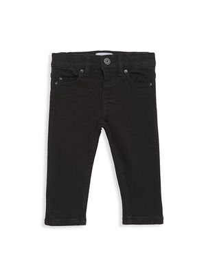Baby Boy's Kicking It Old School Faded Jeans - Black Denim - Size 6 Months - Black Denim - Size 6 Months