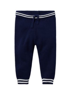 Baby Boy's Knit Striped Joggers - Blue - Size 3 Months - Blue - Size 3 Months