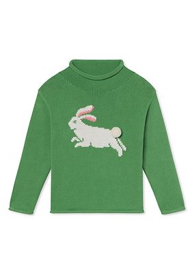 Baby Boy's,Little Boy's & Boy's Fraser Roll Neck Rabbit Intarsia Sweater